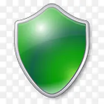 盾绿色杀毒保护保护警卫安全基础