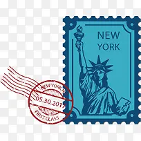 纽约自由女神邮票