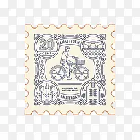 邮票图标设计