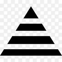 三角形的条纹图标