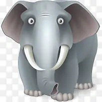大象3D高清动物PNG图标