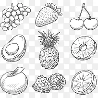 素描班水果写生