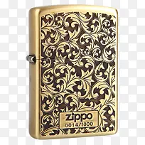 Zippo欧洲风花纹古铜
