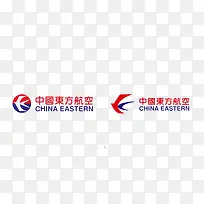 红色中国东方航空logo标志