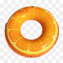 橙色橙子水果游泳圈