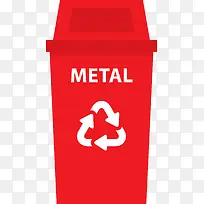 金属回收垃圾箱