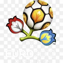 卡通足球花卉欧洲杯