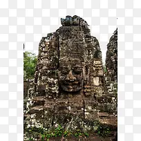 柬埔寨吳哥窟牆上石雕
