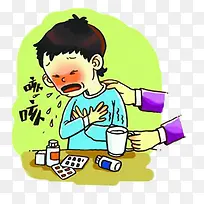 小孩咳嗽难受不爱吃药咋办