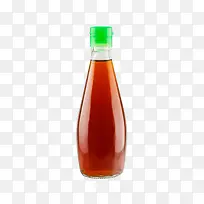 一小瓶盖好的食用油