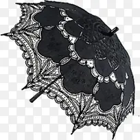 黑色蕾丝太阳伞