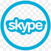 Skype复制地铁车站的蓝色图标