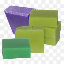 绿色手工老式肥皂