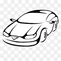 素描简笔画小车