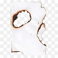 烧毁的纸