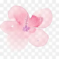 水墨桃花花瓣
