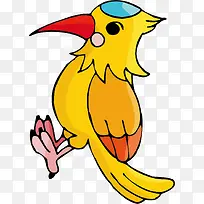 黄色啄木鸟