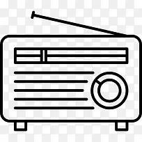 旧收音机短天线图标