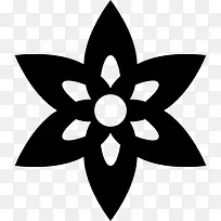 花细长的花瓣图标