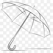 手绘雨伞
