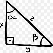 直角三角形图标