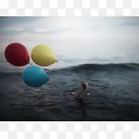 海水波涛气球游泳