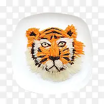 老虎与盘子