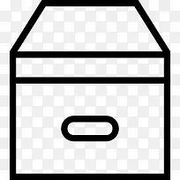 档案界面符号概述盒的角度图标