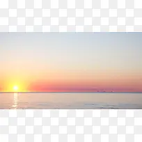 落日黄昏大海天空大图背景设计素材图片下载桌面壁纸