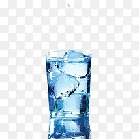 玻璃杯冰
