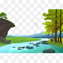 手绘山川下载