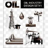 石油工业矢量素材