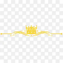 金色皇冠边框矢量图