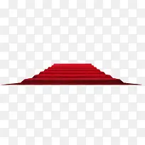 红色楼梯阶梯红毯