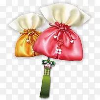 韩式香囊福袋装饰图案
