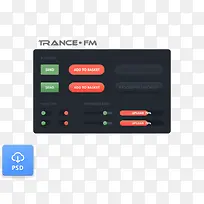 控制按钮样式ui设计PSD源文件