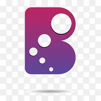 字母B创意字母LOGO设计