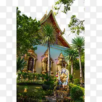泰国清迈素帖寺风景