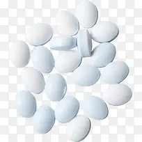 白色硬质糖果含片