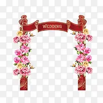 婚礼花门仪式区
