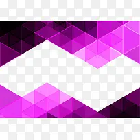 紫色的三角拼接背景图