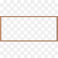 褐色方框边框简洁