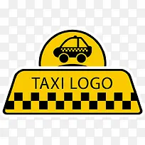 抽象出租车标志