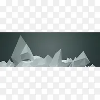 D个性多边形背景banner图