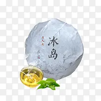 贡茶茶饼免抠素材