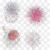 浪漫喜庆烟花彩色