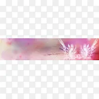 淘宝女鞋紫色梦幻背景banner