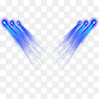 蓝色大气射光