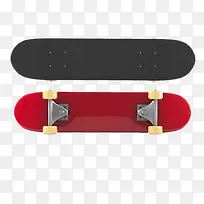 红色滑板
