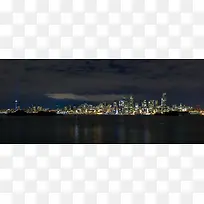 城市夜晚宽屏背景